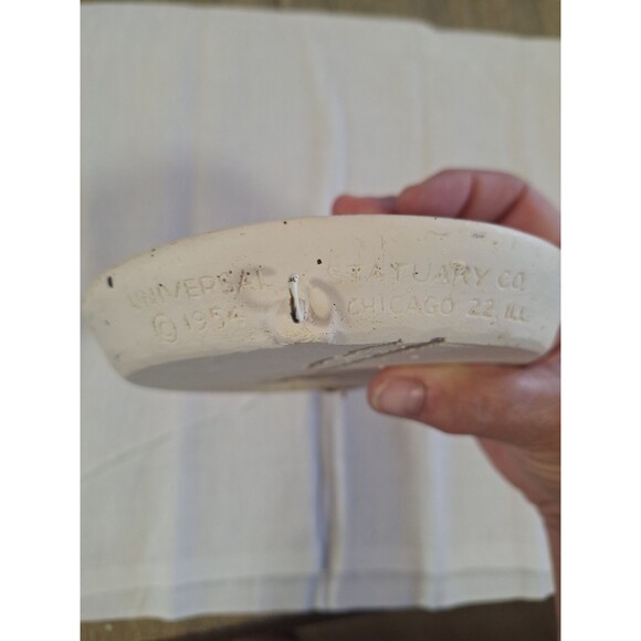 VTG Chalkware Universal Statuary Fruit Skillet Wall Art 1954 Cherries - Picture 2 of 5